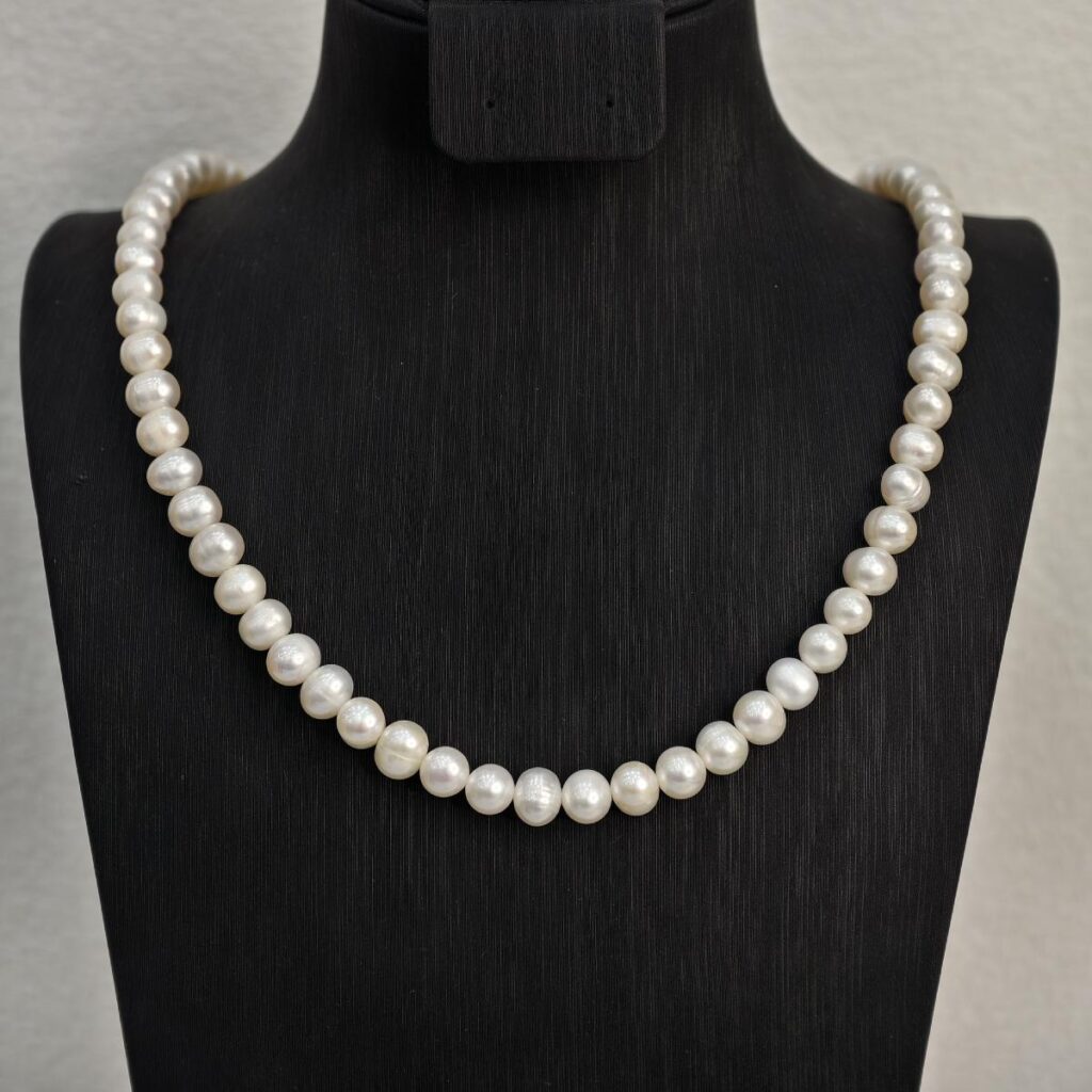 Dây chuyền ngọc trứng 6-7 li - D072