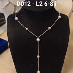 Dây Chuyền Ngọc Trai Tròn 6-8 Li - Loại 2 D012