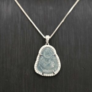Mặt ngọc ông thần tài khoá bạc