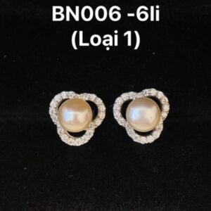 Bông Tai Ngọc Trai 6 Li - Loại 1 BN006
