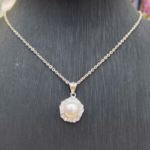 Dây chuyền 5 trái tim - bánh men 8.5li-D137