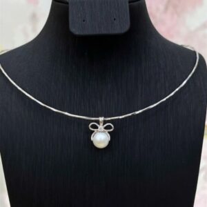 Kiềng nơ thuỷ thủ - Ngọc 8 li L1 - D092