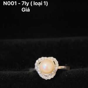 Nhẫn Ngọc Trai 7 Li - Loại 1 N001