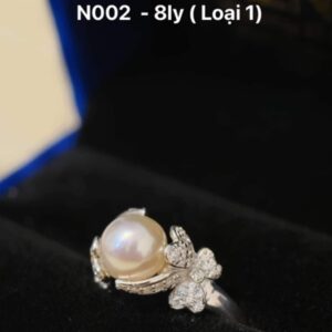 Nhẫn Ngọc Trai 8 li - Loại 1 N002