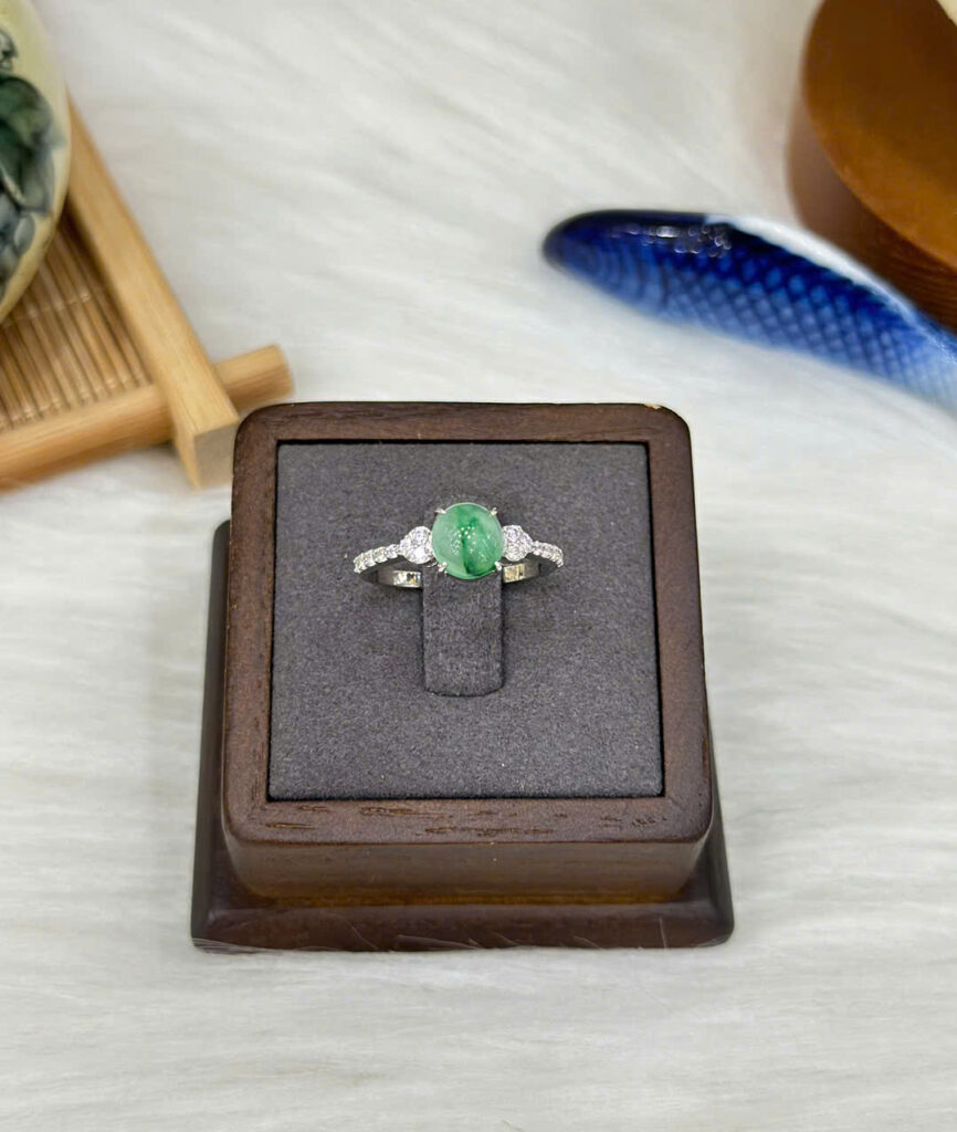 Nhẫn phỉ thúy thiết kế - NP009