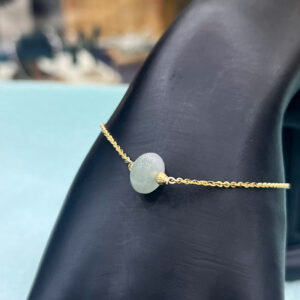 Lắc vàng charm điếu xuyên tâm đai KL - LP005