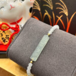 Lắc tay bạc xi vàng khánh hoa sen vàng 610-LP056