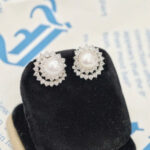 Bông tai ngọc trai hai xoáy-BN176