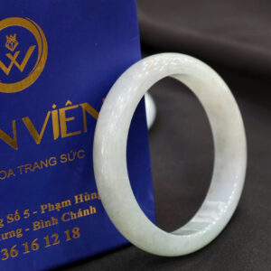 Vòng tay ngọc phỉ thuý type A-VP013-Chiếc này ni 56 chột 12,9mm