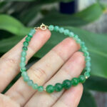 Lắc tay ngọc phỉ thuý ngũ viên -LP106