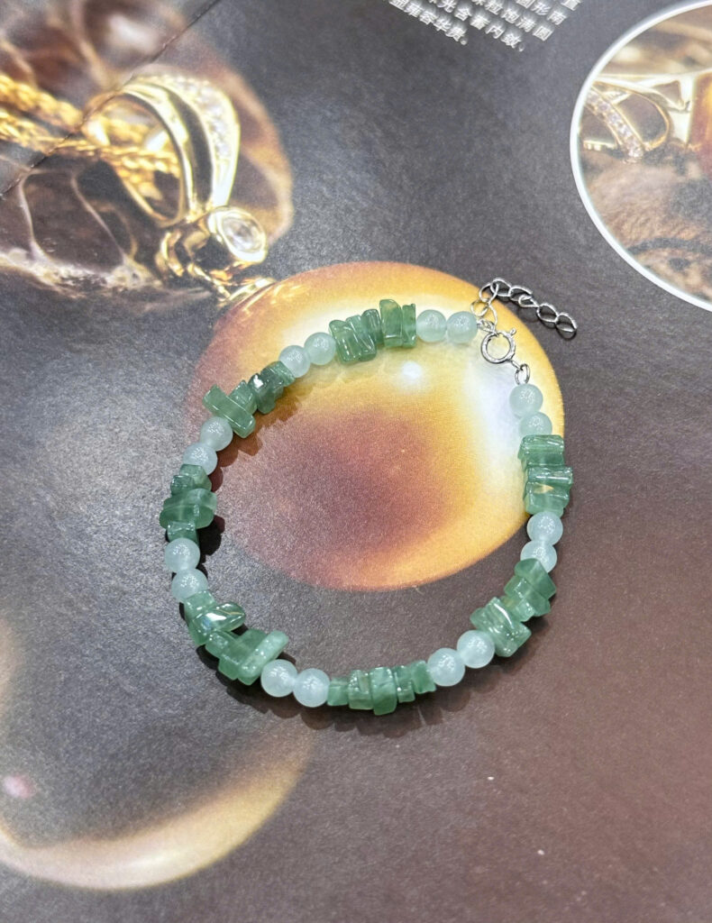 LẮC NGỌC PHỈ THÚY THÔ PHỐI CẶP PHỈ THÚY LOẠI 1 LP159