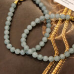 Lắc tay chuỗi ngọc phỉ thuý xanh thiên lam LP164