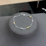 Lắc tay bạc mắt xích ngọc phỉ thuý -LP110