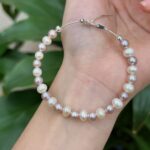 Vòng tay ngọc trai chiết giang-L096