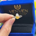 Nhẫn bạc ngọc phỉ thuý type A-NP152