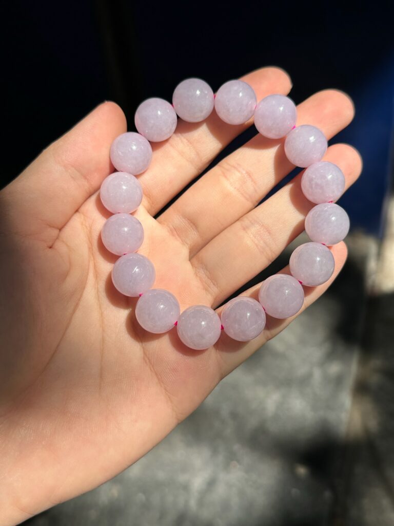 Chuỗi tay ngọc phỉ thuý tím từ tử lan-LP115