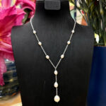 Dây chuyền ngọc trai hạt gạo tòn ten-D223