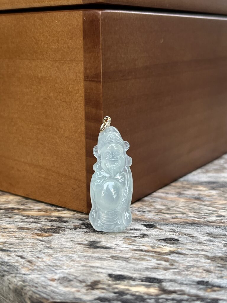 Mặt phỉ thuý thần tài vàng 10k -MP106