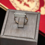 Nhẫn bạc ngọc phỉ thuý lu thống bạch ngọc-NP174