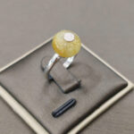 Nhẫn đồng điếu kim ngọc ánh dương-NP165